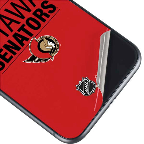 NHL Ottawa Senators Lineup iPhone 11 Skin